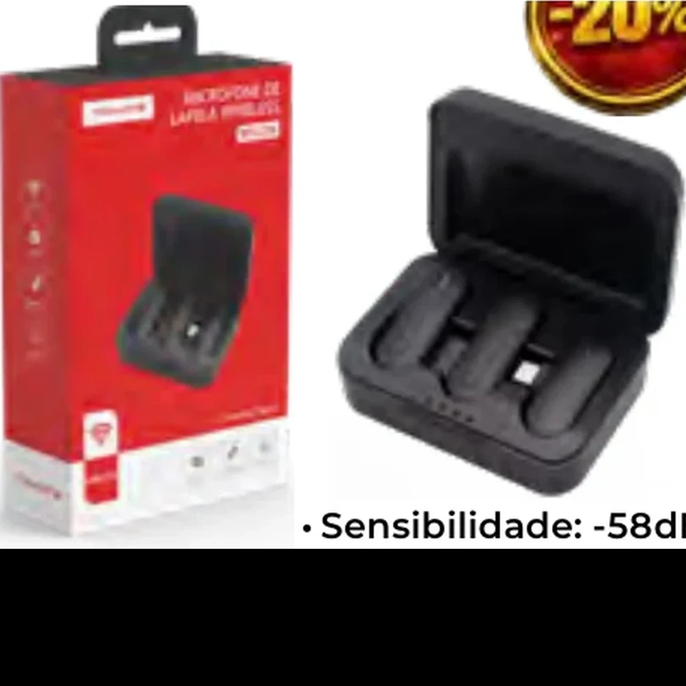 MICROFONE DE LAPELA SEM FIO MT-2215