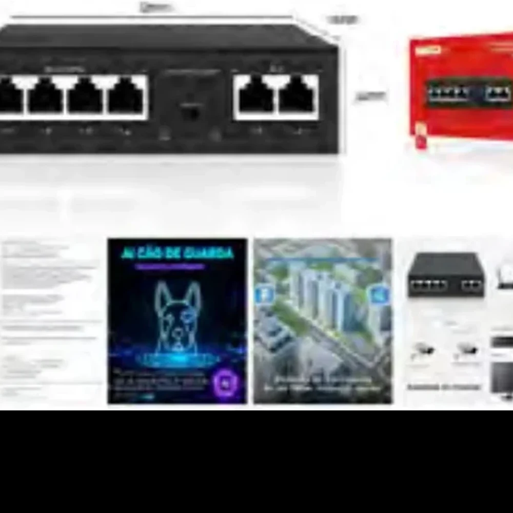 AI SWITCH POE 4+2 COM ISOLAMENTO MTV-744