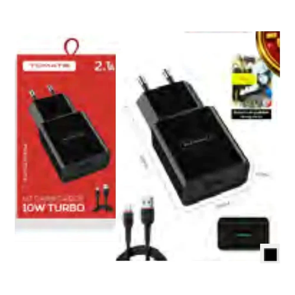 KIT CARREGADOR TURBO 10W TT-1001UC