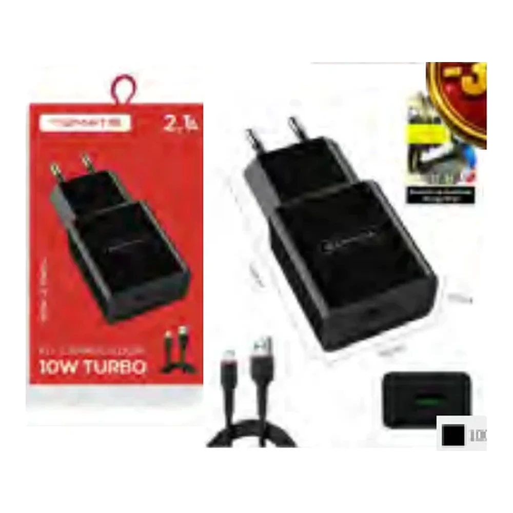 KIT CARREGADOR TURBO 10W TT-1001UL