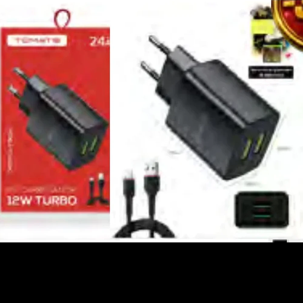 KIT CARREGADOR TURBO 12W TT-1202UC