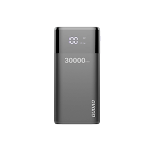Dudao Power Bank 4x USB 30000mAh with Display 4A black