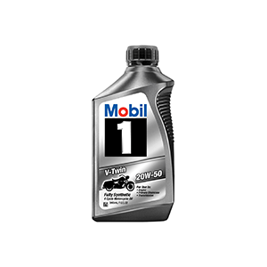Mobil 1 96936 20W-50 V-Twin Synthetic Motocycle Motor Oil - 1 Quart