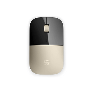 HP 2.4GHz Wireless USB Mouse Z3700 (Matte Gold/Glossy Black)