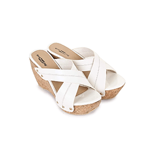 White Color Synthetic Material Wedges
