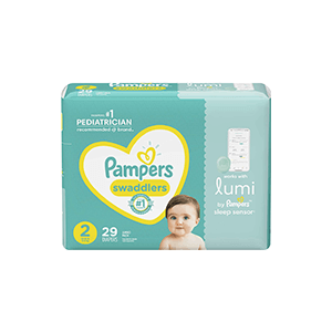 Pampers, Size 2 Diapers, Jumbo - Compatible with Lumi Sleep System