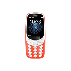 Nokia 3310 3G SIM-Free Feature Phone - Warm Red