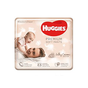 Huggies Premium Soft Pants 360 (Degree) softness with Bubble Bed Technology