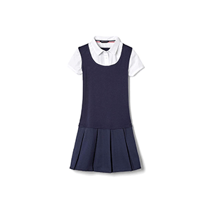 French Toast Girls' Twofer Pleated Dress