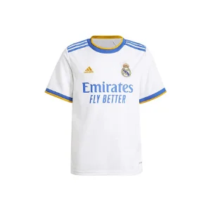 Adidas Youth 2021-22 Real Madrid Home Jersey